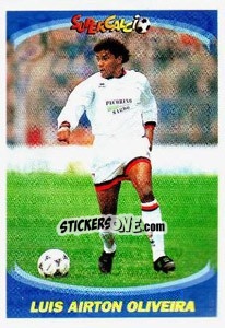 Cromo Luis Airton Oliveira - Supercalcio 1995-1996 - Panini