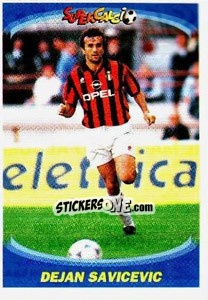 Sticker Dejan Savicevic - Supercalcio 1995-1996 - Panini