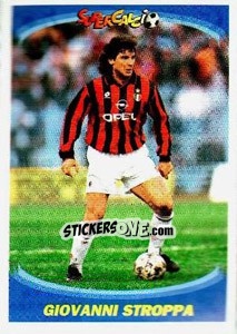 Sticker Giovanni Stroppa - Supercalcio 1995-1996 - Panini