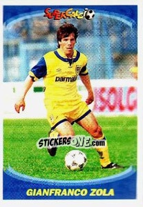 Sticker Gianfranco Zola - Supercalcio 1995-1996 n. 148 - Panini