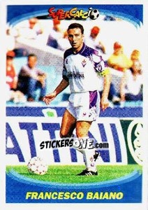 Sticker Francesco Baiano - Supercalcio 1995-1996 n. 150 - Panini
