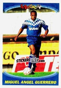 Cromo Miguel Angel Guerrero - Supercalcio 1995-1996 - Panini