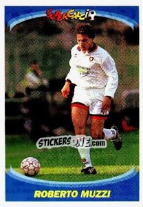 Sticker Roberto Muzzi - Supercalcio 1995-1996 n. 154 - Panini