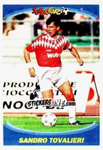 Sticker Sandro Tovalieri - Supercalcio 1995-1996 n. 160 - Panini