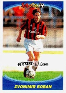 Sticker Zvonimir Boban - Supercalcio 1995-1996 - Panini