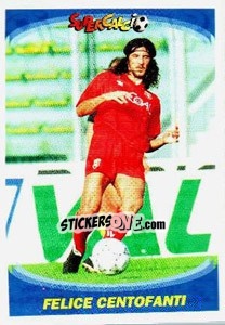 Sticker Felice Centofanti - Supercalcio 1995-1996 n. 166 - Panini