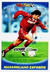 Sticker Massimiliano Esposito - Supercalcio 1995-1996 - Panini