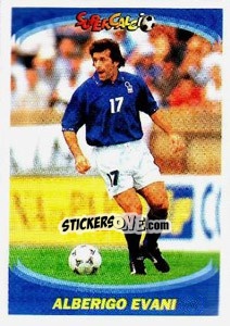 Sticker Alberigo Evani - Supercalcio 1995-1996 - Panini