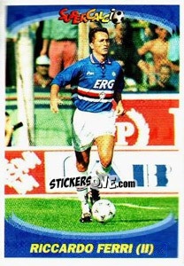 Cromo Riccardo Ferri (ii) - Supercalcio 1995-1996 - Panini