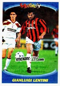 Sticker Gianluigi Lentini - Supercalcio 1995-1996 - Panini