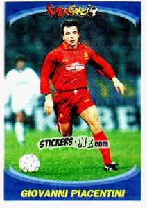 Sticker Giovanni Piacentini - Supercalcio 1995-1996 n. 182 - Panini