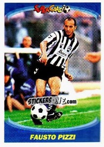 Sticker Fausto Pizzi - Supercalcio 1995-1996 - Panini