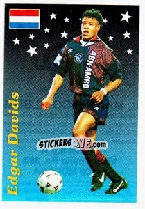 Sticker Edgar Davids - Supercalcio 1995-1996 n. 189 - Panini