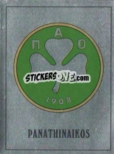 Sticker Panathinaikos Badge - UK Football 1989-1990 n. 508 - Panini