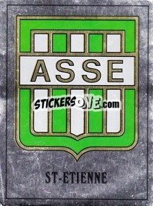 Sticker St-Etienne Badge - UK Football 1989-1990 n. 509 - Panini