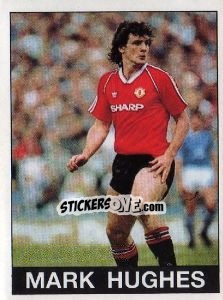 Sticker Mark Hughes - UK Football 1989-1990 n. 1 - Panini