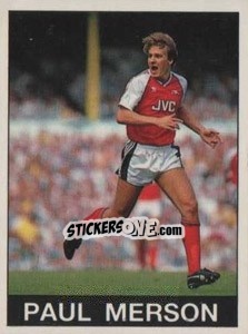 Sticker Paul Merson - UK Football 1989-1990 - Panini