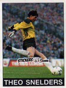 Sticker Theo Snelders - UK Football 1989-1990 - Panini