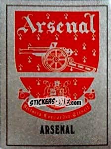 Sticker Arsenal Badge - UK Football 1989-1990 - Panini