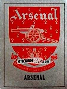 Sticker Arsenal Badge - UK Football 1989-1990 n. 5 - Panini