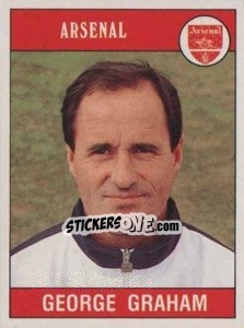 Figurina George Graham - UK Football 1989-1990 - Panini