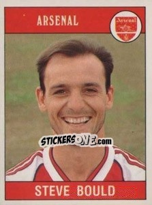 Cromo Steve Bould - UK Football 1989-1990 - Panini