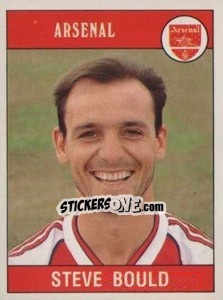 Sticker Steve Bould - UK Football 1989-1990 n. 9 - Panini