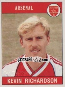 Sticker Kevin Richardson - UK Football 1989-1990 - Panini
