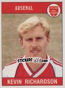 Figurina Kevin Richardson - UK Football 1989-1990 - Panini