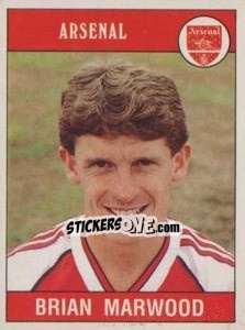 Sticker Brian Marwood - UK Football 1989-1990 n. 17 - Panini