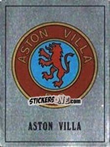 Sticker Aston Villa Badge - UK Football 1989-1990 n. 20 - Panini