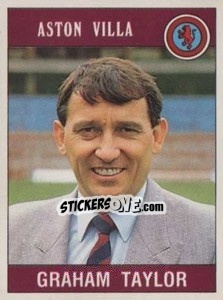 Sticker Graham Taylor - UK Football 1989-1990 - Panini