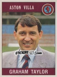 Figurina Graham Taylor - UK Football 1989-1990 n. 21 - Panini