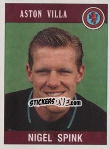 Sticker Nigel Spink - UK Football 1989-1990 - Panini