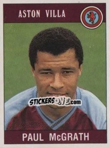 Sticker Paul McGrath - UK Football 1989-1990 n. 26 - Panini