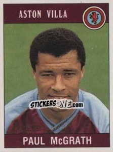 Figurina Paul McGrath - UK Football 1989-1990 - Panini