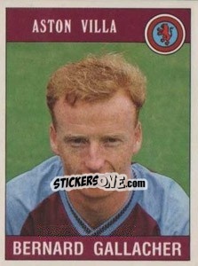 Sticker Bernard Gallacher - UK Football 1989-1990 n. 27 - Panini