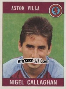 Sticker Nigel Callaghan - UK Football 1989-1990 - Panini