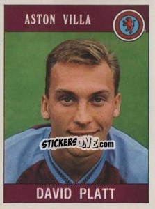 Sticker David Platt - UK Football 1989-1990 n. 32 - Panini