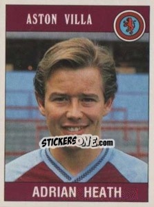 Sticker Adrian Heath - UK Football 1989-1990 n. 34 - Panini