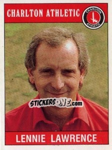 Sticker Lennie Lawrence - UK Football 1989-1990 n. 36 - Panini