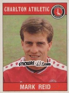 Sticker Mark Reid - UK Football 1989-1990 - Panini