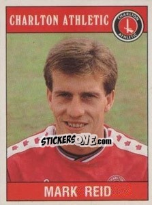 Figurina Mark Reid - UK Football 1989-1990 - Panini