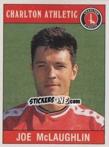 Sticker Joe McLaughlin - UK Football 1989-1990 - Panini