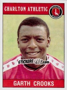 Sticker Garth Crooks - UK Football 1989-1990 - Panini