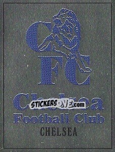 Sticker Chelsea Badge - UK Football 1989-1990 - Panini