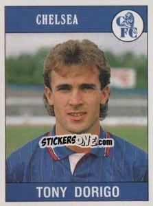 Sticker Tony Dorigo - UK Football 1989-1990 - Panini