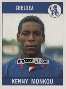 Sticker Kenny Monkou - UK Football 1989-1990 n. 56 - Panini