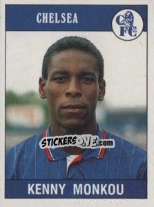 Cromo Kenny Monkou - UK Football 1989-1990 - Panini