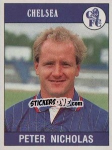 Figurina Peter Nicholas - UK Football 1989-1990 - Panini
